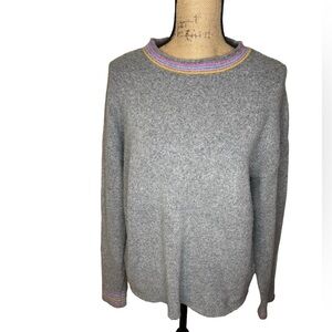 J Crew Boxy Mockneck Sweater Medium